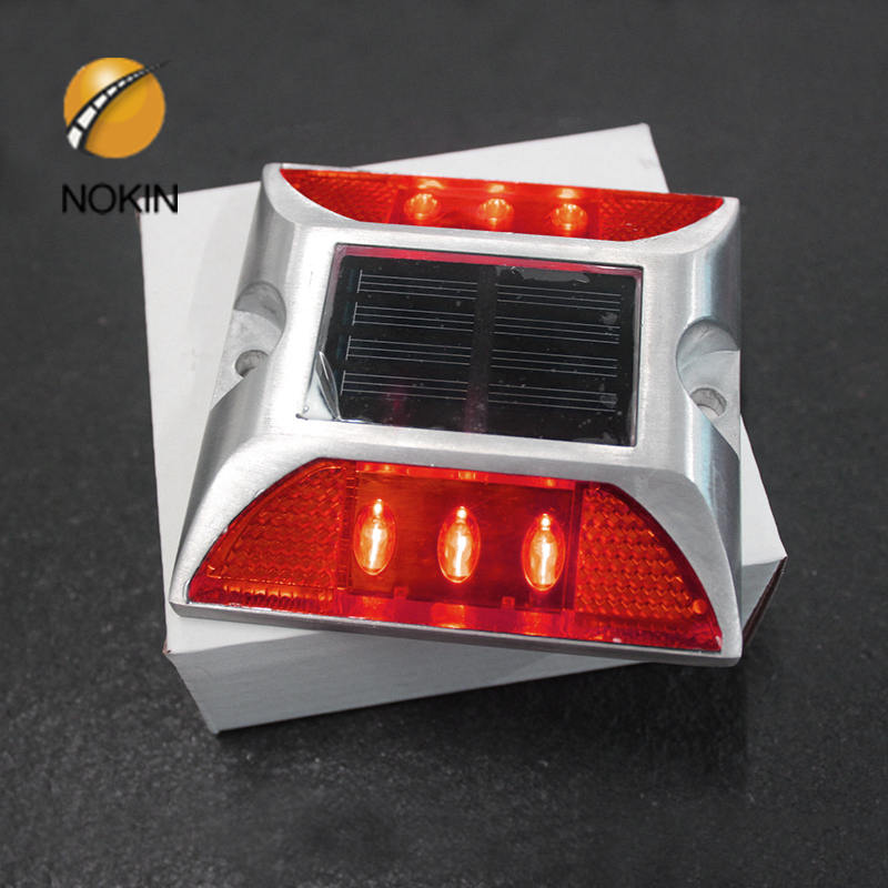 Reflective cat eyes aluminum solar led road stud